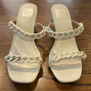 ECU DV DOLCE VITA metal Braided Sandal Heels size 8.5